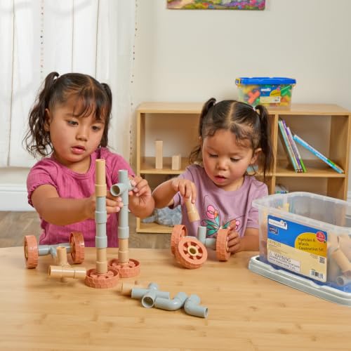 Excellerations Pipetubes & Wheels Construction Set - 68 Pieces