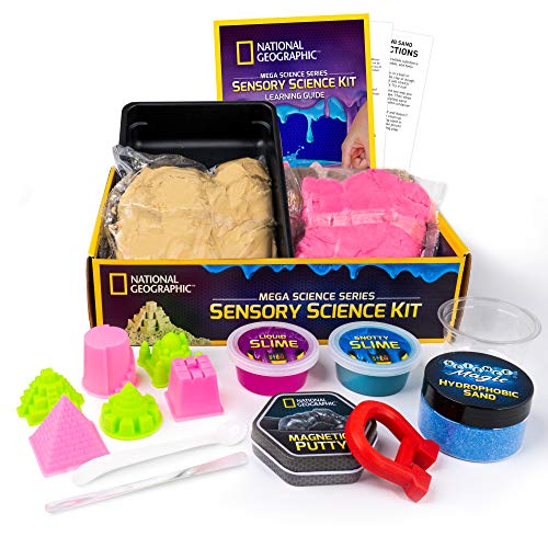 National Geographic Mega Sensory Science Kit with Slime, Moon Sand & Putty - style: Sensory Science
