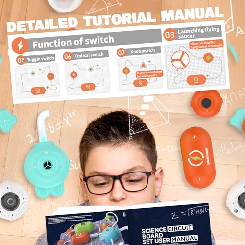 SMILESSKIDDO Science Kits Electronics STEM Kit 140+ Projects 10+ Parts - style: 140+ Projects