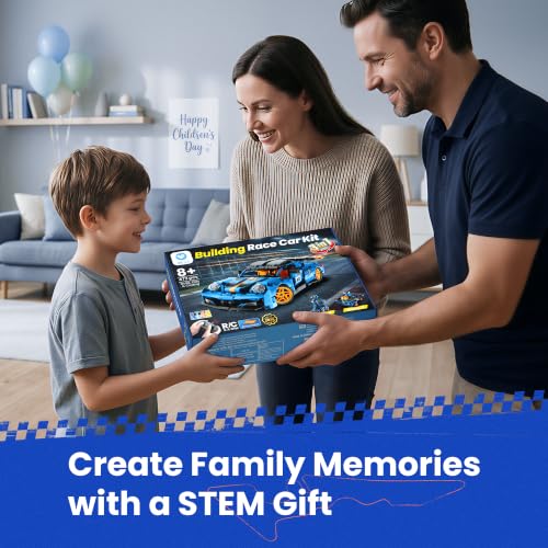 Sillbird Car Robot Building Kit with Remote Control STEM Gifts for Boys 8+