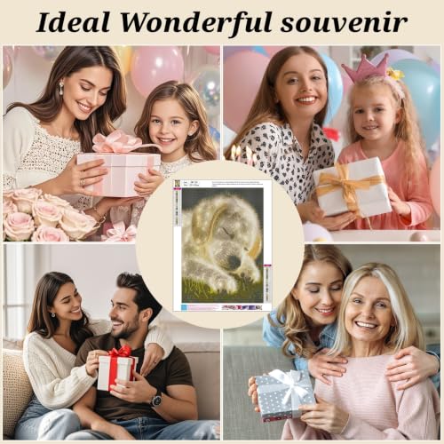 BYGFHLYW 5D Diamond Painting Kit, Dog Diamond Art for Adults 12X16In - color: KM1138-1