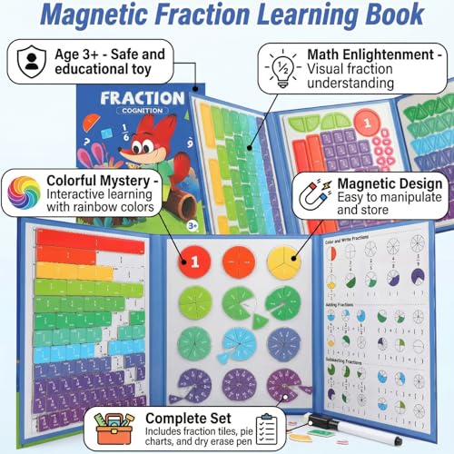 Magnetic Alphabet and Number Book for Toddlers 3+ (Pink-Blue) - color: Pink-blue