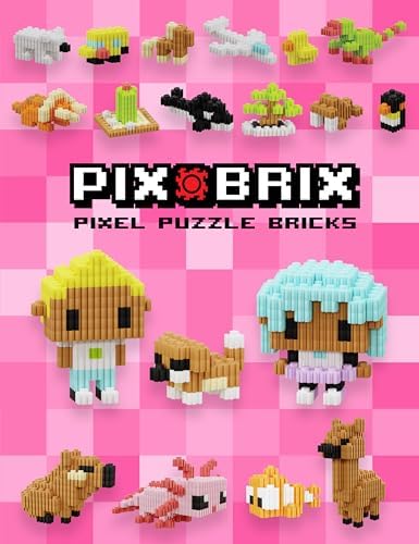 Pix Brix Pixel Puzzle Building Bricks, 6,000 Piece Container, Light Palette - color: Light, size: 6000pc