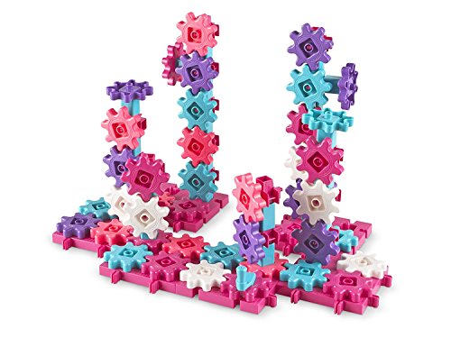 Learning Resources Gears Deluxe Building Set, Pink - style: 100 Piece Set - Pink