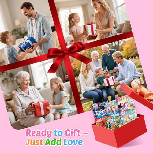 8 Pcs Paint by Sticker Books for Kids Ages 4-8, Travel Activity - color: Style-5-8pcs