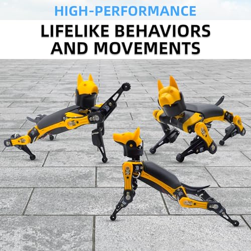 Petoi Programmable Robot Dog Bittle X V2(Pre-Assembled) - Robotics Kit, Hands-On Physical AI - Portable Open Source Voice Controlled Quadruped, STEM Classroom & Education - Advanced Alloy Servos