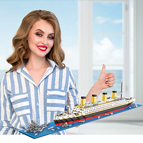 Titanic Architecture Micro Building Blocks Model Kit for Adults Age of 14+