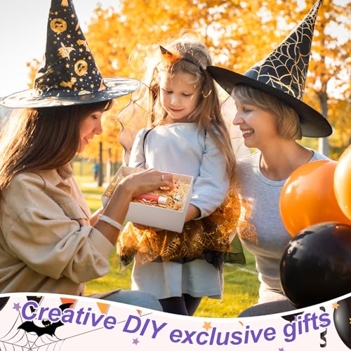 VioraWhite 213 Pcs Halloween Theme Lip Gloss Keychain Making Kit 100 Pink Enamel Charms 32.81 ft Gold Chains for DIY Crafts Women - style: Halloween Theme