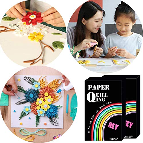 Paper Quilling Strips with 26 Colors 2080 Strips Quilling Tools and Supplies - size: 2