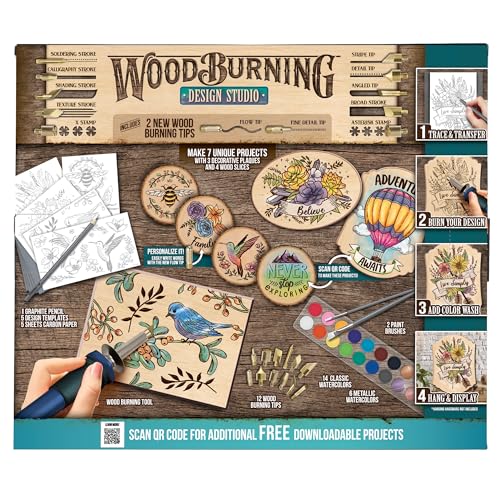 ArtSkills Wood Burning Tool Kit – 55 Piece Complete Woodburning Gift Set