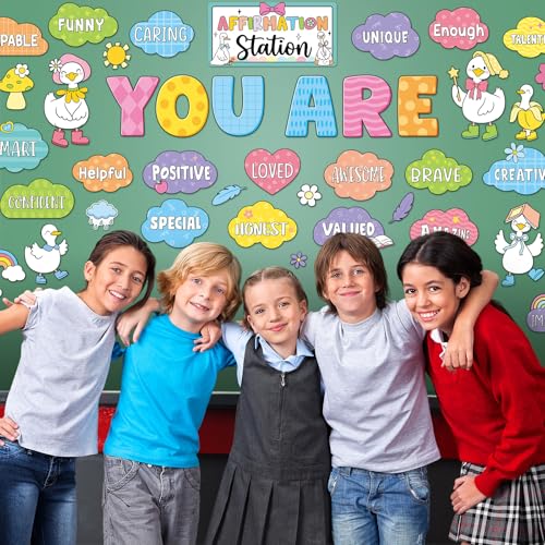 45pcs Goose Affirmation Station Bulletin Board Set Classroom Decor - style: Goose