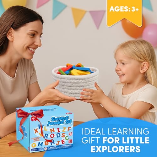 JoyCat Soft Silicone Magnetic Alphabet Letters, 26 Uppercase(Vibrant Color) - color: Vibrant Color