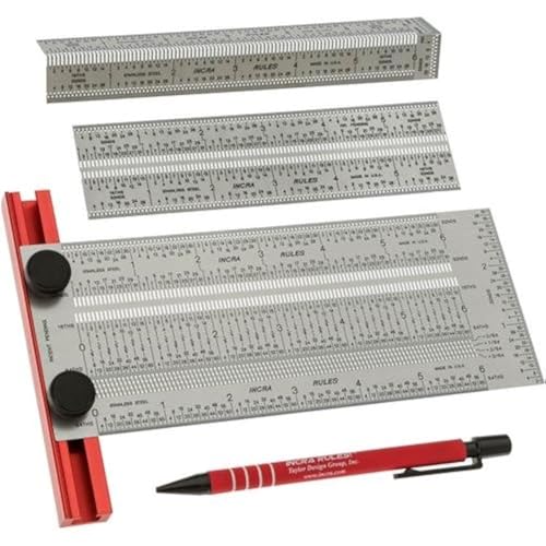 INCRA IRSET06 6" Marking Rule Set - size: 6-Inch
