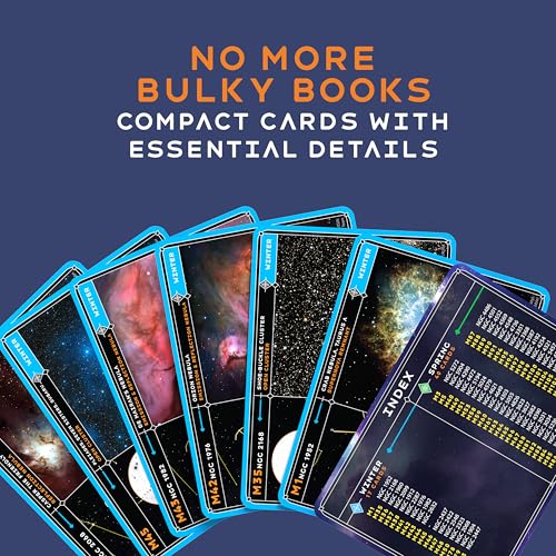 Stargazing Cards – Messier Catalog, 110 Astronomy Flashcards