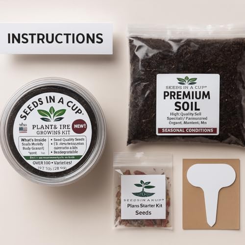 Fig Tree | Seeds In A Cup® - Fig Seed Starter Grow Kit | Easy to use | Educational | Great Gift Idea | Grow Your Own | - style: Fig