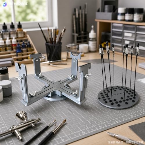 Stand for Model Airplanes for Display Making and Painting,Model Building Berth jig (New 3 in 1) - color: New 3 in 1