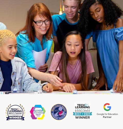 Ozobot Evo Coding Robot Kit | Ages 5-11 | STEM Coding for Kids & Teachers