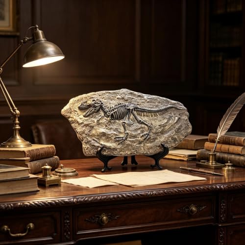 XINDAM Resin Tyrannosaurus Rex Dinosaur Fossil Statue Model Simulated Skeleton Home Office Display Decorative Craft Box Decoration (Style 5) - color: Style 5