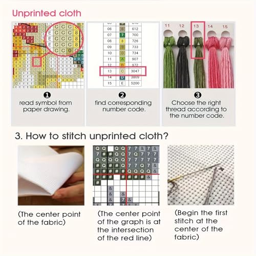 CrossNest 14CT Animal Counted Cross Stitch Kit for Beginners, Unprinted Complete DIY Embroidery Set with Pattern & Tools, Premium Aida Cloth & Threads (Christmas Owl Four) - color: Pattern 19