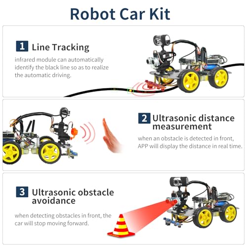 6-in-1 Robot Car Kit STEM Programmable for Scratch 3.0