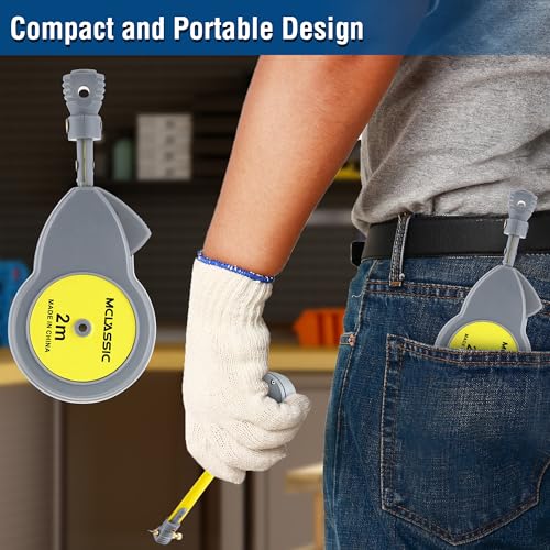 Dreyoo 6.56ft Rotape Tape Measure Compass for Large Circles and Lines