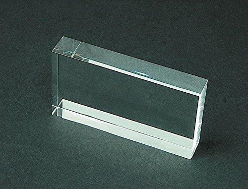United Scientific Supplies RCB075 Rectangular Block, 15 mm Height, 50 mm Wide, 75 mm Length, Acrylic - size: 1 Count (Pack of 1)