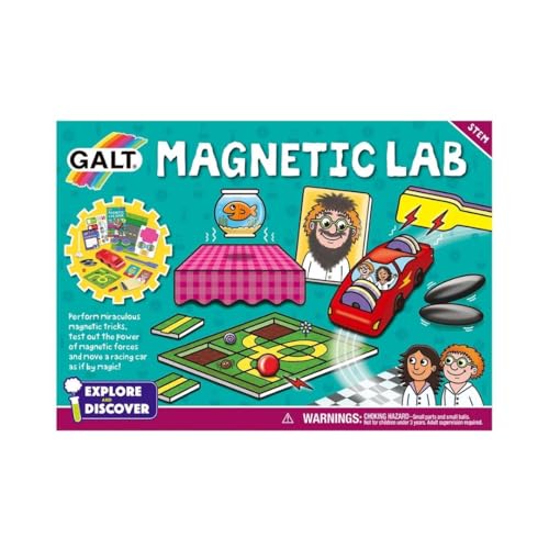 Galt Toys, Magnetic Lab, Science Kit for Kids, Ages 6+, Multicolor - style: Magnetic Lab