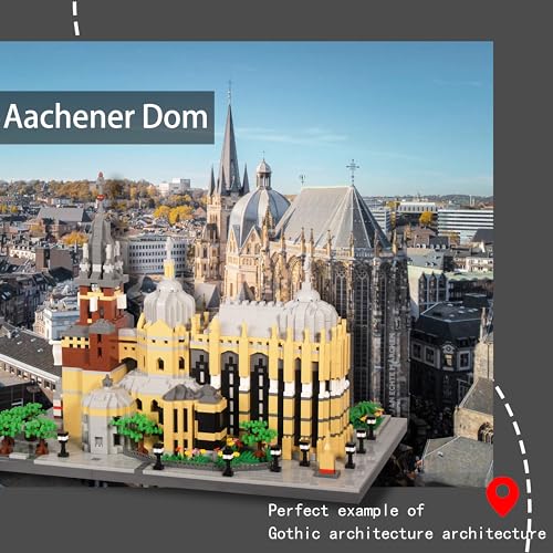 World Famous Architecture Micro Building Blocks Set 6650PCS, Germany Aachen