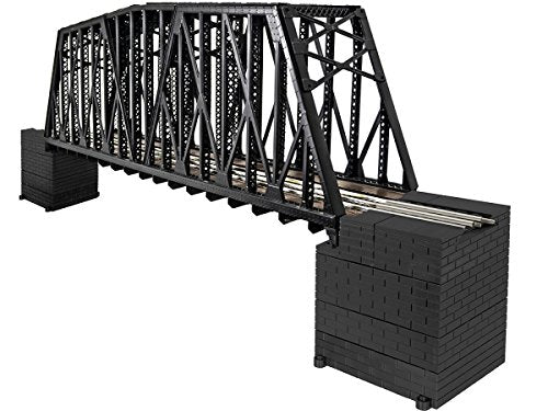 Lionel FasTrack Extended O Gauge Train Truss Bridge with Modular Piers