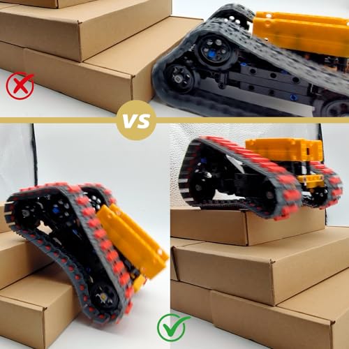 412PCS Technical Building Block Tank Tracks & Wheels Set