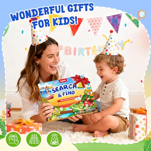 JoyCat Search & Find Activity Books, Preschool Learning Game Activities - style: Mixed Themes