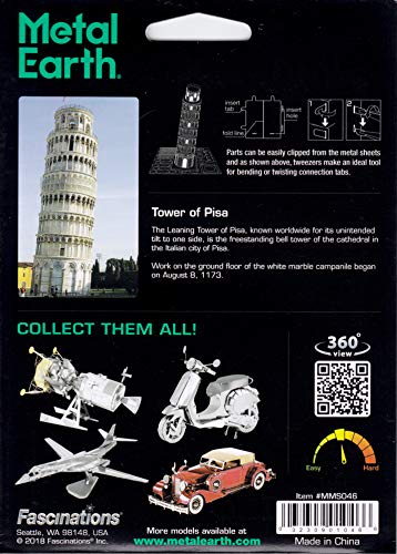 Metal Earth Leaning Tower of Pisa 3D Metal Model Kit