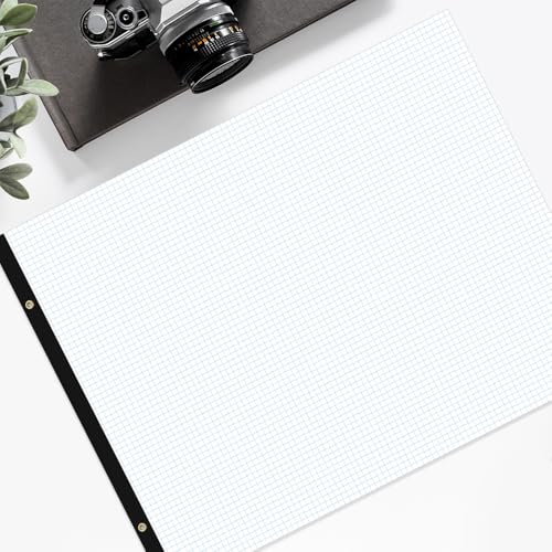 (2-Pack) Large Engineering Graph Notepad - 22" x 17" Grid Paper, 100 Sheets/200 Pages, 4"x4" Grid Pad, Giant Drafting Pad Sketching Grid Paper for Engineer Architect Designer - size: 2-Pack, style: Graph