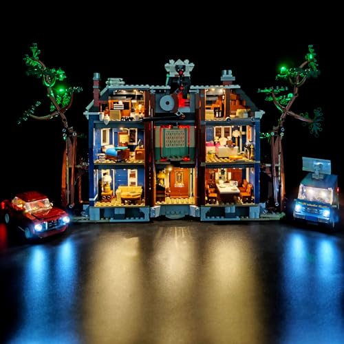LED Light Kit Compatible with Lego 11370 Stranger Things: The Creel House - color: Touch Switch Version
