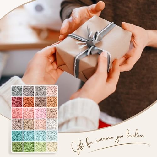 TEXGIZRLY 3mm Seed Beads for Jewelry Making Bracelet Making Kit Adults - size: Seed Beads 3MM-A