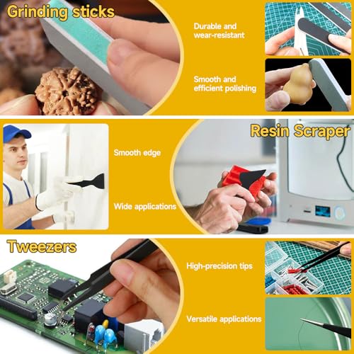 Anyman 42-Piece 3D Printer Tool Kit with Deburring Tool and Diamond Files
