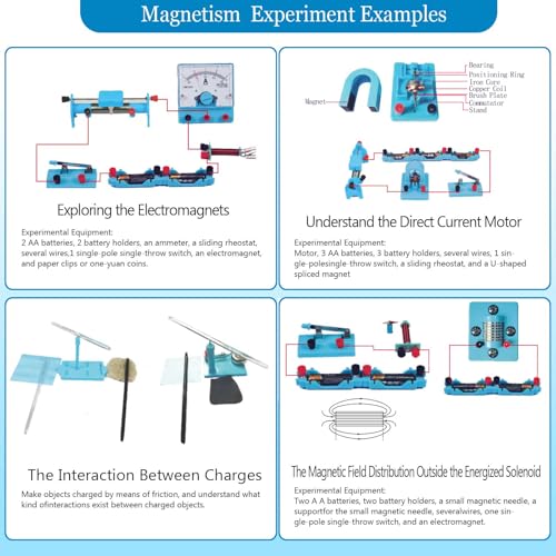 Physics Electricity & Magnetism Experiment Kit STEM Physics Lab Supplies