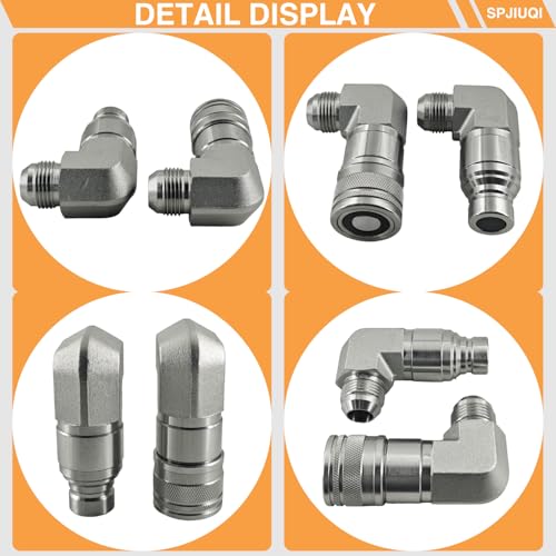 7246795 7246781 Male Female Hydraulic Coupler Kit for Bobcat Skid
