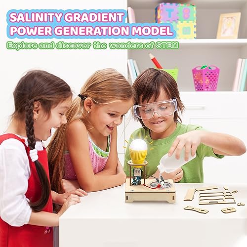 11 Set STEM Kits for Kids 8-10-12, Science Crafts Building Kits, Toys for Ages 8-13, Gifts for 8 9 10 11 12 13 Year Old Boys and Girls, Wooden 3D Puzzles, Educational Projects
