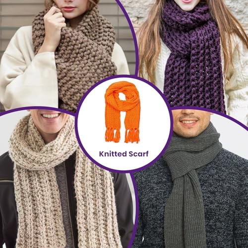 SATUY Rectangle Knitting Looms, 26cm Scarf Loom with Crochet Hook & Needle - size: Rectangle-26cm