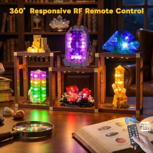 Kyglaring Light Kit for LEGO 21362 Mineral Collection Set, Lights Only - color: 21362 Remote Conrtol