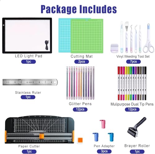 Convend Complete Craft Tool Kit for Maker & Explore, Vinyl Weeding Tools - color: Essential Tools