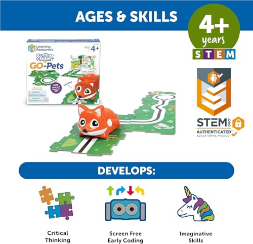 Learning Resources Coding Critters Go Pets Scrambles the Fox Coding Robot - style: Scrambles the Fox