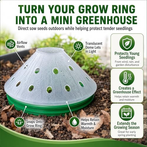 Kids Cucumber Garden Kit – Grow Your Own Cucumbers from Seeds with Greenhouse Germination Domes & Grow Rings, Non-GMO Seeds, BPA-Free | Gardening Gift for Kids & Families, Made in USA - color: Cucumber
