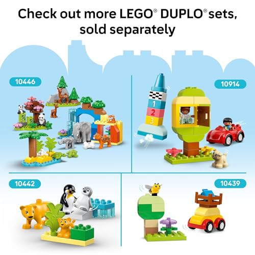 LEGO DUPLO Green Building Plate - Learning and Educational Building Toy for Toddlers, Preschool, Boys and Girls, Ages 1.5+ - Gift Ideas for Birthdays - 10460