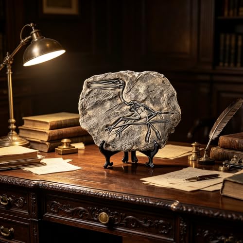 XINDAM Resin Dinosaur Fossil Statue Model Simulated Skeleton Home Office Display Decorative Craft Box Decoration (Style 3) - color: Style 3