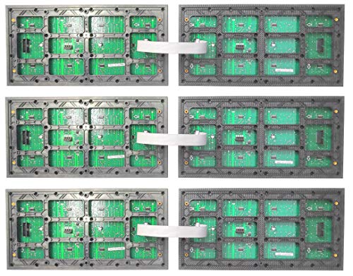 EEEEE P10 Red LED Panel Display Large Size 32cm X 16cm, 512 pcs of LED, Each Individual addressable, Controlled by Uno r3 with Arduino IDE.