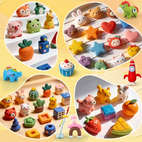 Ixiaoyoo 51 Colors Polymer Clay, Oven Bake DIY Modeling Clay for Kids - color: 51 Colors