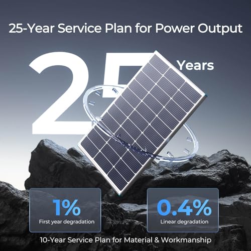 Renogy 200W Solar Panel N-Type, 16BB 25% High-Efficiency - size: 100 W N-Type 2-Pack Solar Panel