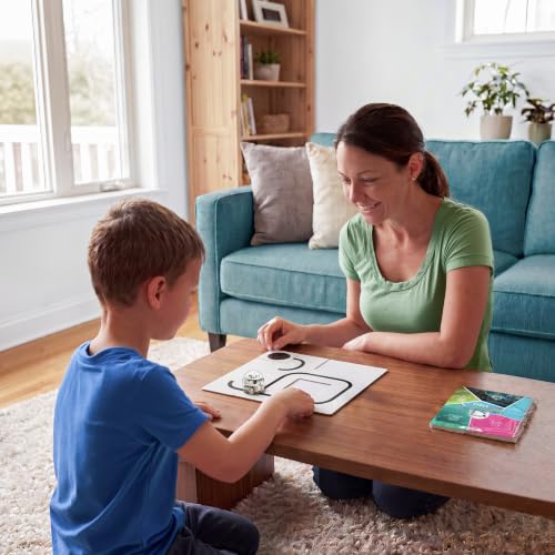 Ozobot Ozo at Home: Interactive STEM Coding Robot for Kids Ages 5+, Screen-Free Learning with Color Code Markers, Blockly Programming, Includes Charging Cable & Protective Case, Homeschool Approved